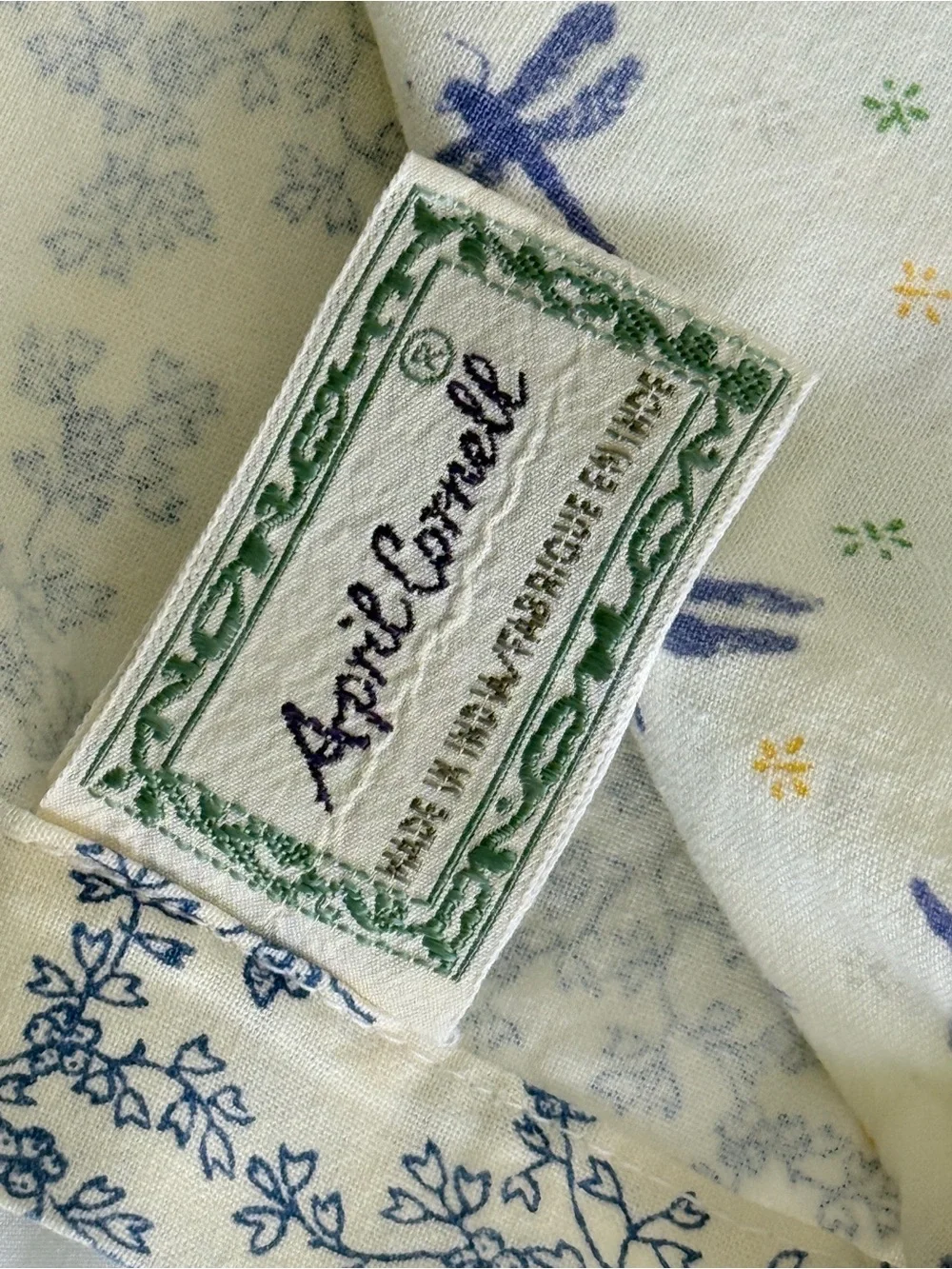 April Cornell Dragonfly Standard Pillow Sham